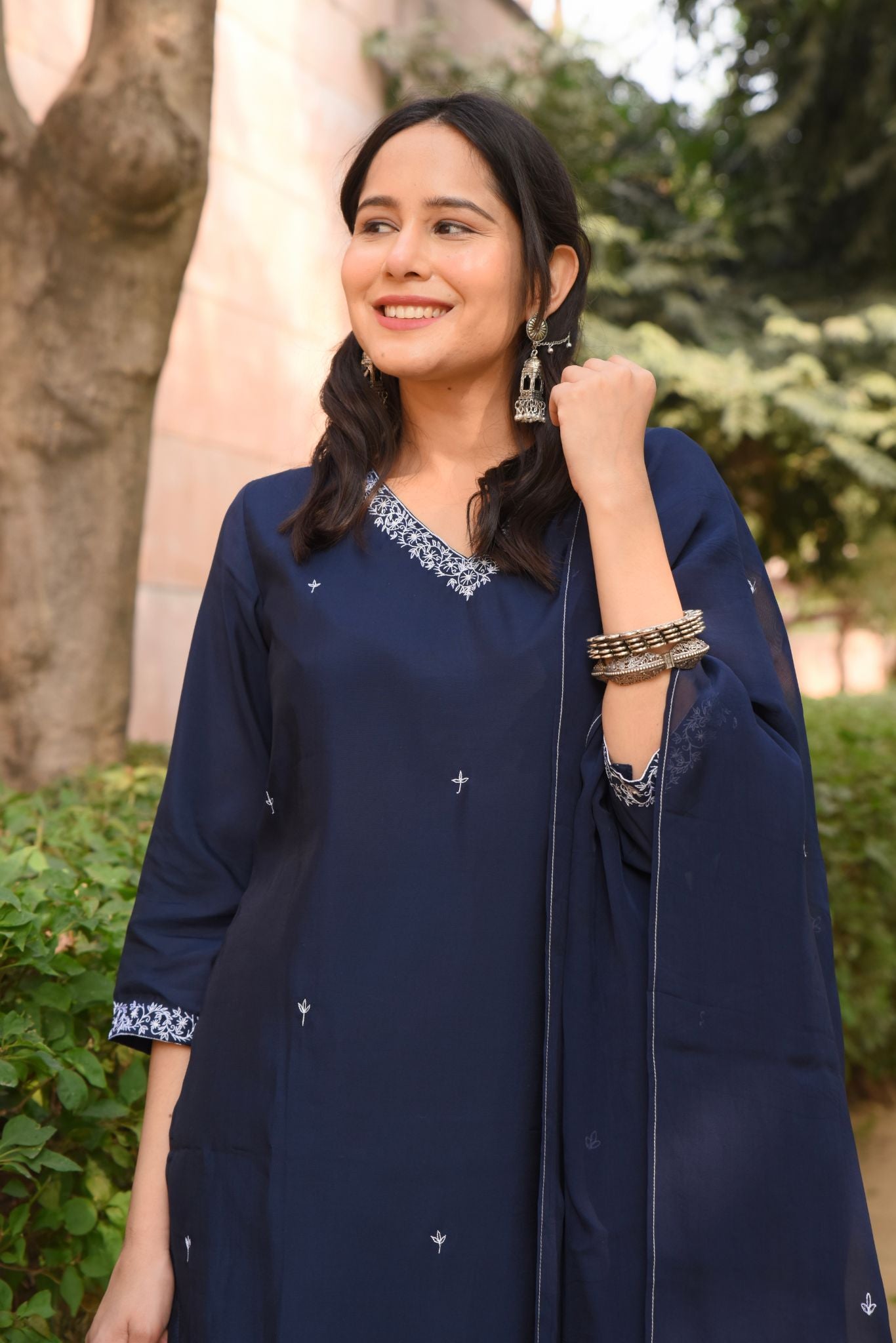 Zodiac Blue Kurta Set - House of Ayuda