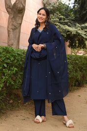 Zodiac Blue Kurta Set - House of Ayuda