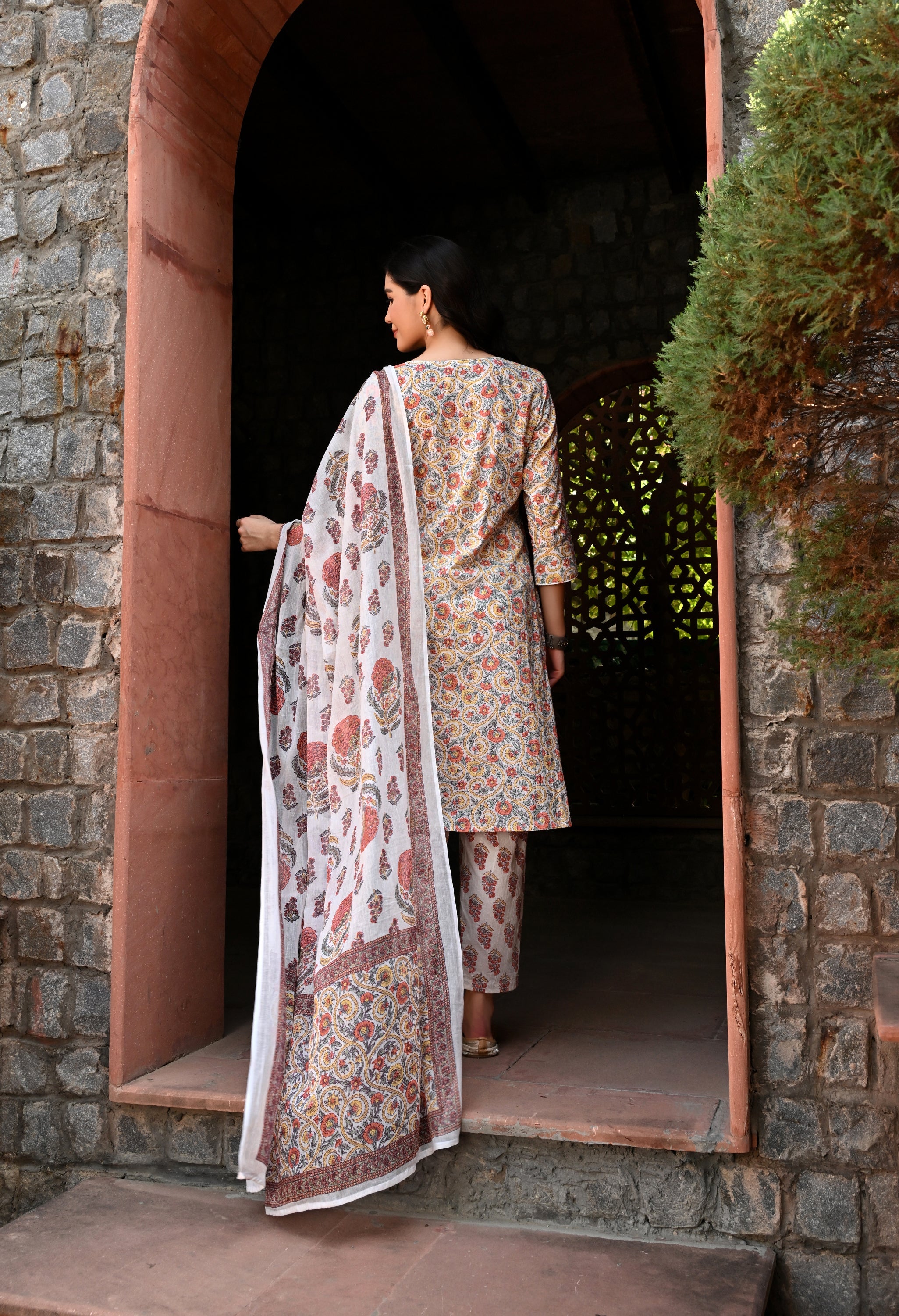 Florian Kurta Pant Dupatta Set