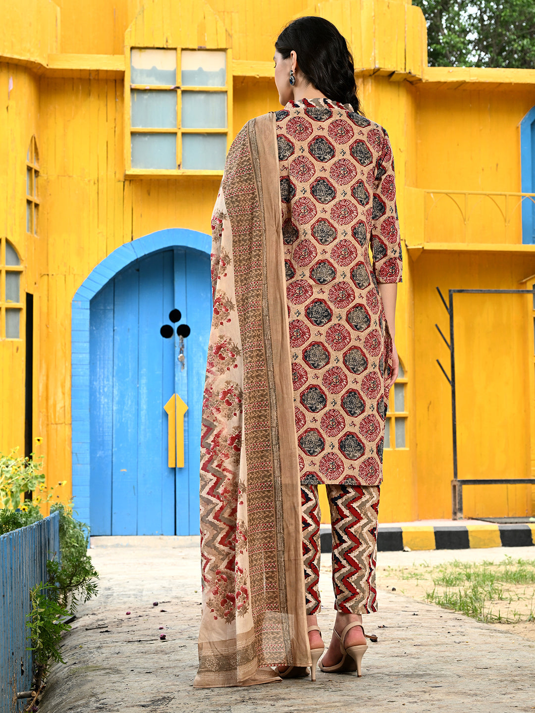 Ethnic Kurta Pant Dupatta Set