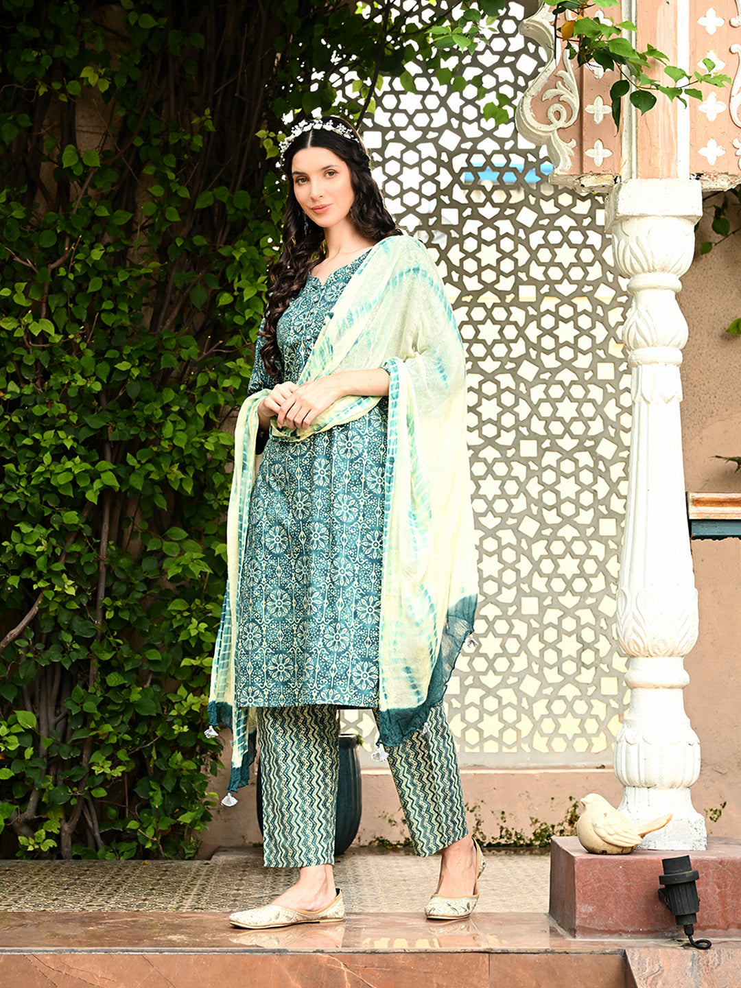 Mihika Kurta Pant Dupatta Set