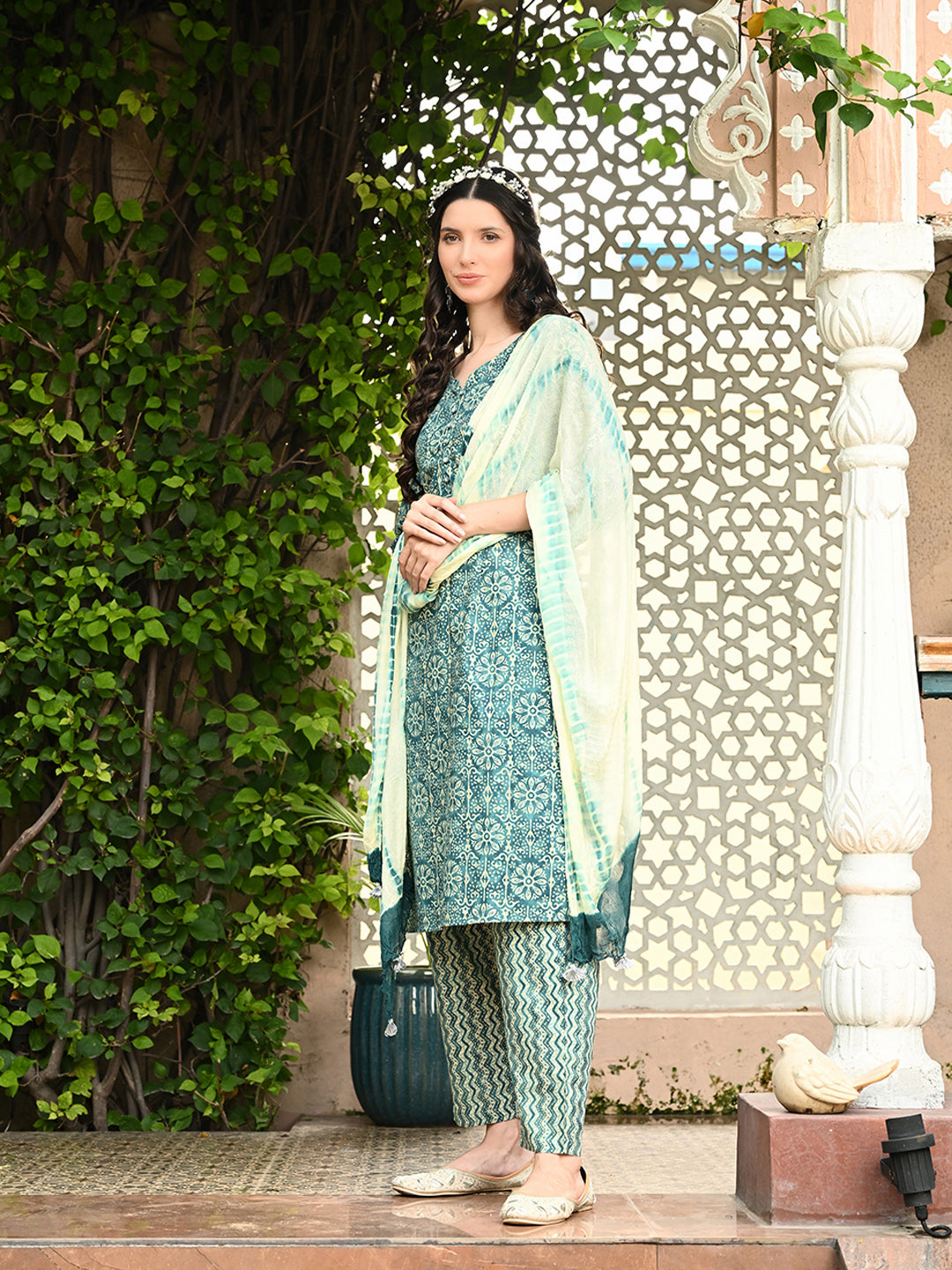 Mihika Kurta Pant Dupatta Set