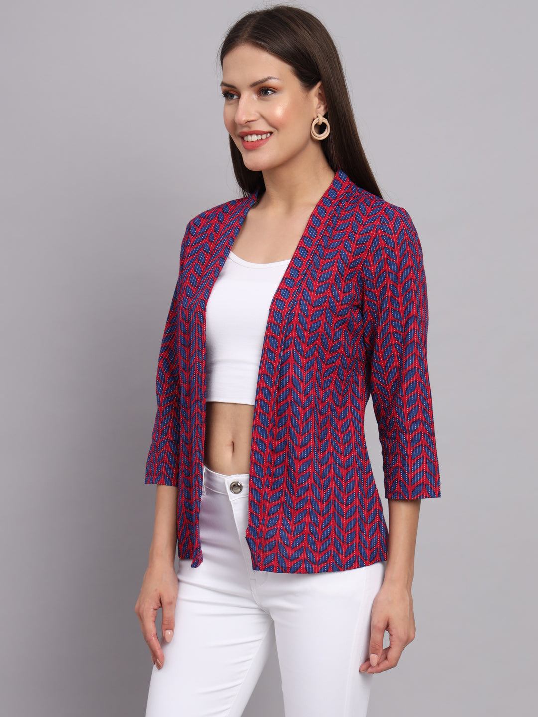 Pink Kantha Jacket