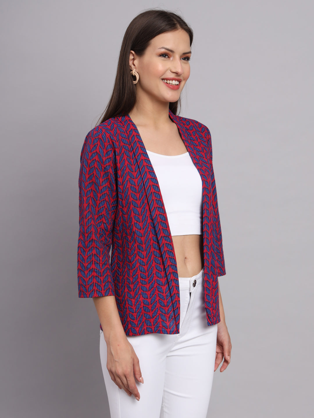 Pink Kantha Jacket